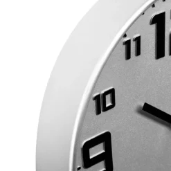 Ygo Klok URIS Rond Zilver| Woondecoratie