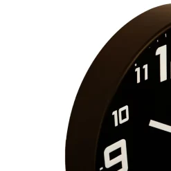 Ygo Klok URIS Rond Zwart| Woondecoratie