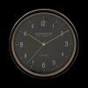 Ygo Klok WESTMINSTER Zwart| Woondecoratie