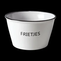 Ygo Kom FRIETJES Wit/Zwart| Servies
