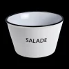 Ygo Kom SALADE Wit/Zwart| Servies