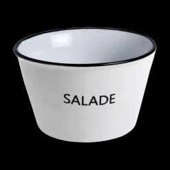 Ygo Kom SALADE Wit/Zwart| Servies