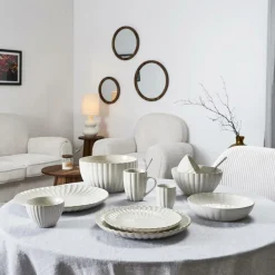 Ygo Kom VIORIA Ø23,5 Beige| Servies