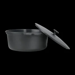 Ygo Kookpot ZANDER Ø28 met Deksel Zwart| Potten & Pannen