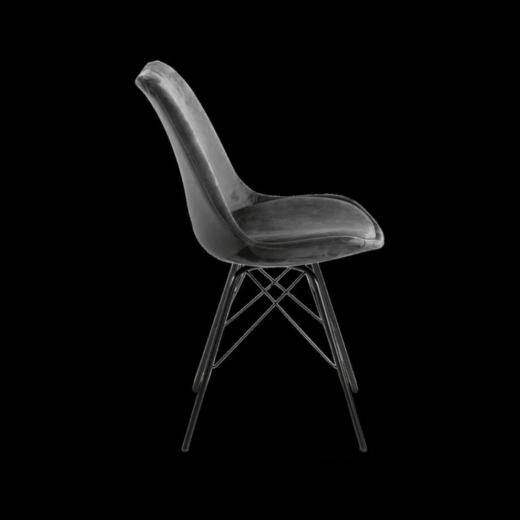 Ygo Kuipstoel KORDELIO VIC fabric dark grey 28| Stoelen