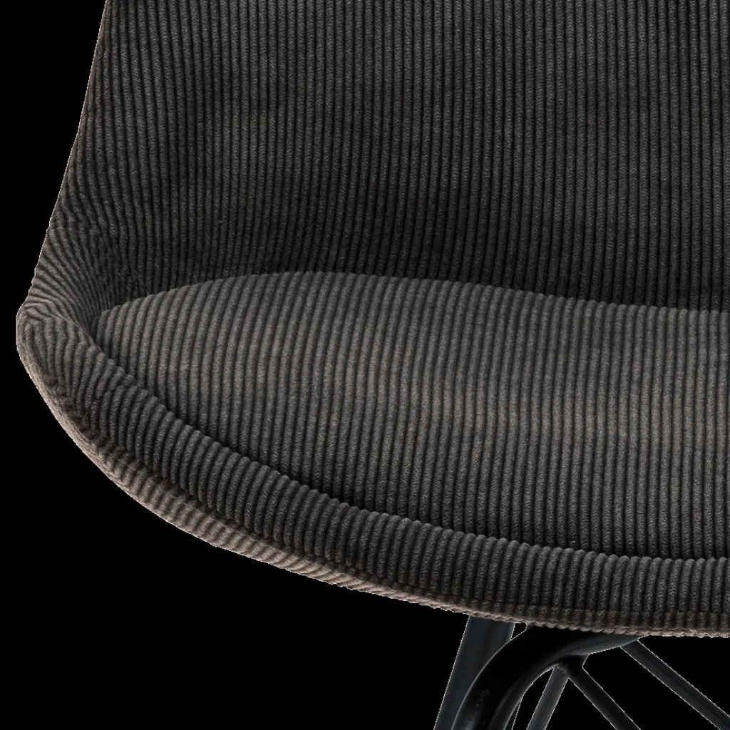 Ygo Kuipstoel KORDELIO Wind fabric anthracite 40| Stoelen