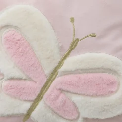 Ygo Kussen BUTTERFLY Vlinder Roze| Decoratieve Accessoires|Accessoires