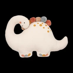 Ygo Kussen DINOSAUR Dino/Pompon Beige| Accessoires|Decoratieve Accessoires