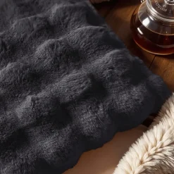 Ygo Kussen RABBIT Fake Fur Grijs| Sierkussens & Plaids