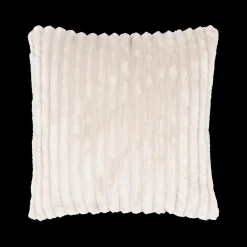 Ygo Kussen SOFTY 45 Ribfluweel All white| Sierkussens & Plaids