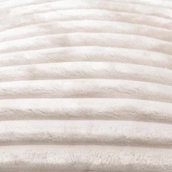 Ygo Kussen SOFTY 45 Ribfluweel All white| Sierkussens & Plaids