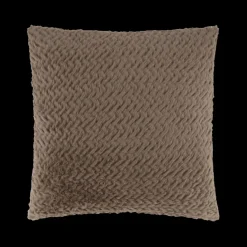Ygo Kussen TADDL 45 Poly Faux Fur Grijs| Sierkussens & Plaids