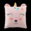 Ygo Kussen UNICORN Eenhoorn Roze| Decoratieve Accessoires|Accessoires