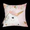 Ygo Kussen UNICORN Roze| Accessoires|Decoratieve Accessoires