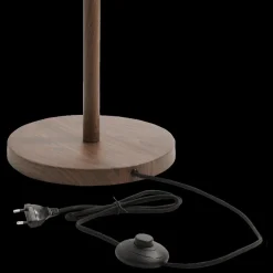 Ygo Lampvoet WASHINGTON Vloerlamp Houtlook Donkerbruin| Lampenvoeten|Vloerlampen