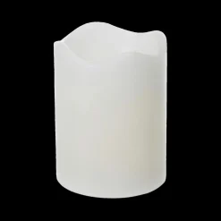 Ygo LED-Kaars FLAME 9cm Wit| Woondecoratie