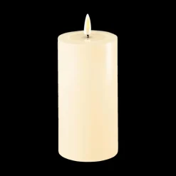 Ygo LED-Kaars LYS 7,5 x 15 Cream| Woondecoratie