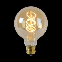 Ygo LED-Lamp Globe Ø9,5-E27-5W-Amber| Lichtbronnen