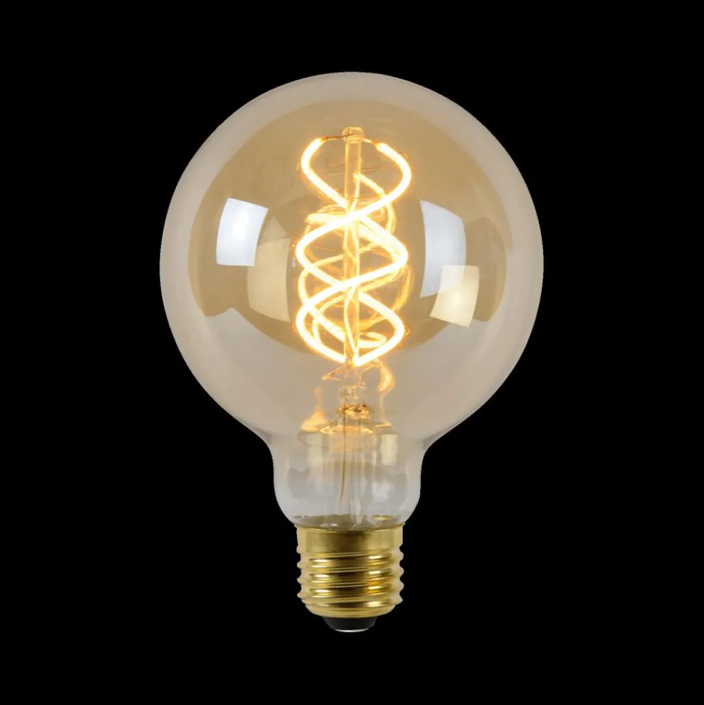 Ygo LED-Lamp Globe Ø9,5-E27-5W-Amber| Lichtbronnen