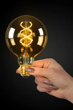 Ygo LED-Lamp Globe Ø9,5-E27-5W-Amber| Lichtbronnen