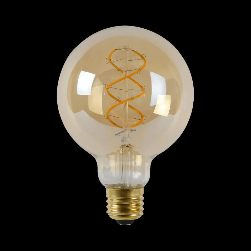 Ygo LED-Lamp Globe Ø9,5-E27-5W-Amber| Lichtbronnen