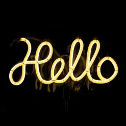 Ygo Lichtbron HELLO Transparant| Lichtbronnen