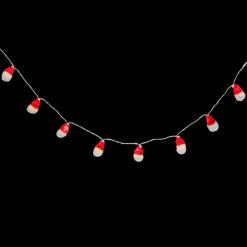 Ygo Lichtslinger MUTSI Kerstmutsjes Wit/Rood| Kerst
