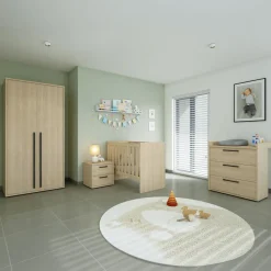 Ygo Luierplank voor op commode BABETTE Eik 90x75| Tapijten | Meubels