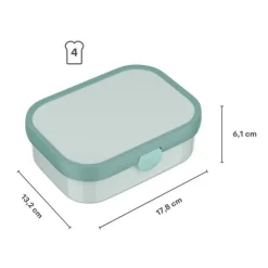 Ygo Lunchbox CAMPUS Rechthoek Cool Blue| Lunchboxes & Drinkbussen|To Go