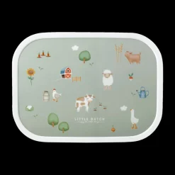 Ygo Lunchbox LITTLE FARM Groen| Lunchboxes & Drinkbussen|To Go