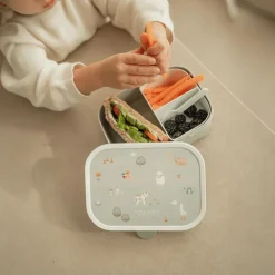 Ygo Lunchbox LITTLE FARM Groen| Lunchboxes & Drinkbussen|To Go