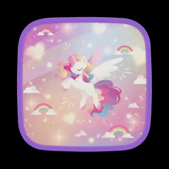 Ygo Lunchbox UNICORN GLOW Bento Roze| Lunchboxes & Drinkbussen|To Go