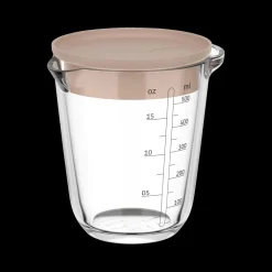 Ygo Maatbeker CHEF IT Glas 0,5L m/Deksel Chalk| Keukenaccessoires|Kookaccessoires
