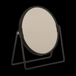 Ygo Make-Up Spiegel BAUTE Rond Met. Zwart| Wastafelaccessoires|Spiegels