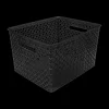 Ygo Mand FOLK RH Poly L Zwart| Decoratieve Opbergers|Opbergen