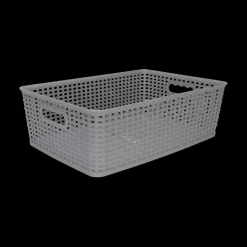 Ygo Mand ORZO RH 12l Grijs| Decoratieve Opbergers|Opbergen
