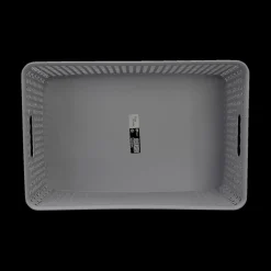 Ygo Mand ORZO RH 12l Grijs| Decoratieve Opbergers|Opbergen