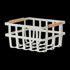 Ygo Mand WHIRT Met. Wit/Bamboe| Keukenaccessoires|Servies