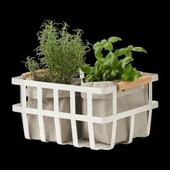 Ygo Mand WHIRT Met. Wit/Bamboe| Keukenaccessoires|Servies