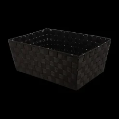 Ygo Mand WOVEN Poly Zwart L| Decoratieve Opbergers|Opbergen