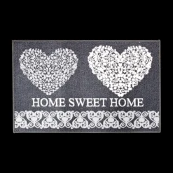 Ygo Mat HOME SWEET HOME 80 Grijs| Tapijten