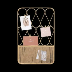 Ygo Memorek LINSSE Metaal/Jutte Goud| Wanddecoratie