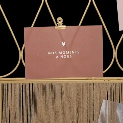 Ygo Memorek LINSSE Metaal/Jutte Goud| Wanddecoratie