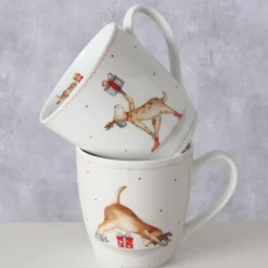 Ygo Mok DOGGIES Hond 480ml Pors. Ass| Servies|Kerst