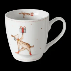 Ygo Mok DOGGIES Hond 480ml Pors. Ass| Servies|Kerst