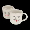 Ygo Mok ENJOY/COFFEE Wit/Zwart Ass.| Servies