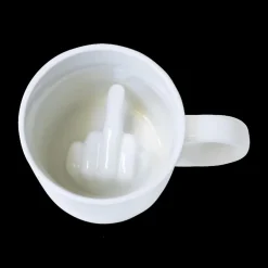 Ygo Mok MIDDLE FINGER 3D Ker. Wit| Servies