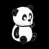 Ygo Nachtlampje PANDAI Wit/Zwart| Decoratieve Accessoires|Kinderverlichting