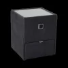 Ygo Nachttafel ASTEN Microvezel 469/09 Antraciet| Nachttafels