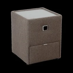 Ygo Nachttafel ASTEN Stof 474/08 Bruin| Nachttafels